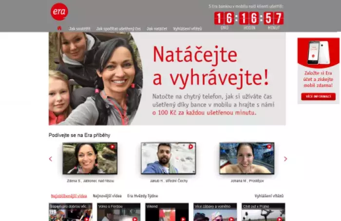 Video soutěž pro Era bank Video soutěž pro Era bank