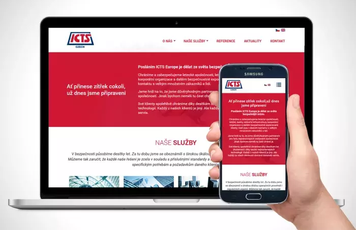 Webové stránky bezpečnostní agentury Webové stránky bezpečnostní agentury