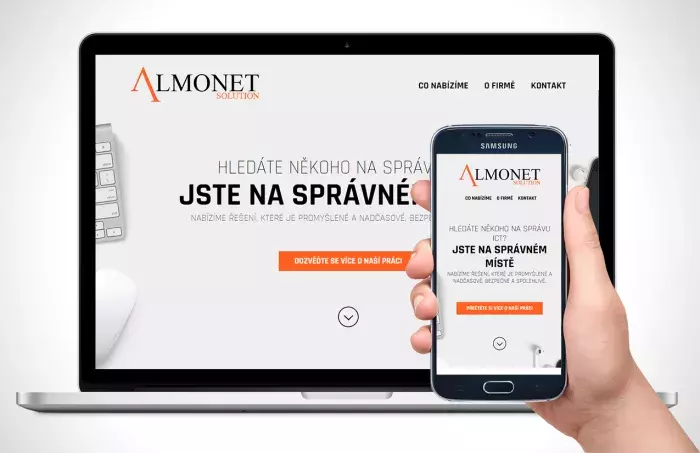 Web společnosti Almonet Solution s.r.o. Web společnosti Almonet Solution s.r.o.