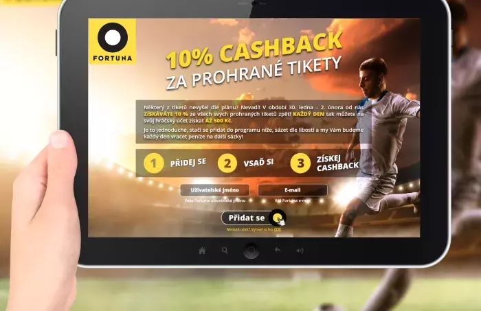 Microsite Fortuna Cashback Microsite Fortuna Cashback
