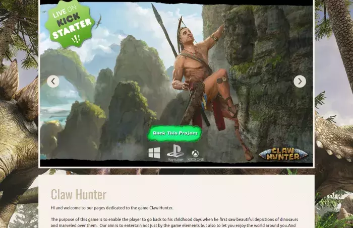 Prezentace hry Claw Hunter Prezentace hry Claw Hunter