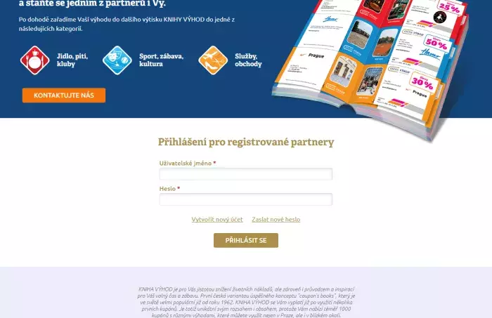 Partnerský systém Kniha výhod Partnerský systém Kniha výhod