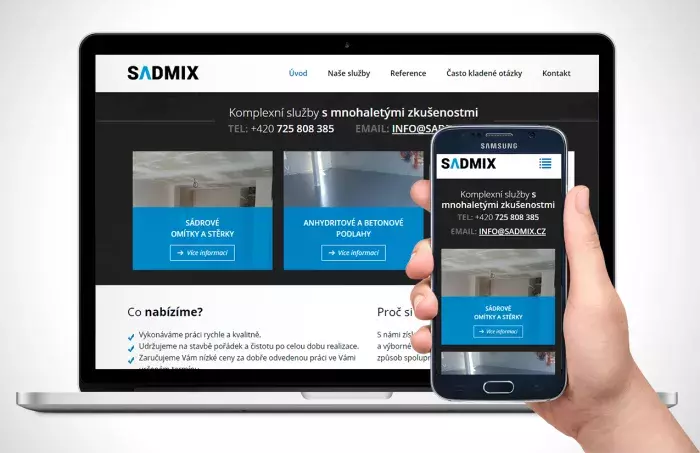 Prezentace stavební společnosti SADMIX Prezentace stavební společnosti SADMIX