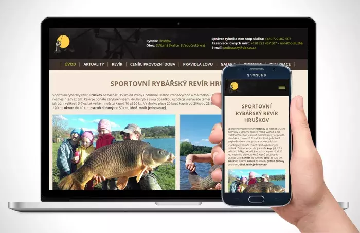 Webová prezentace s rezervačním systémem Webová prezentace s rezervačním systémem