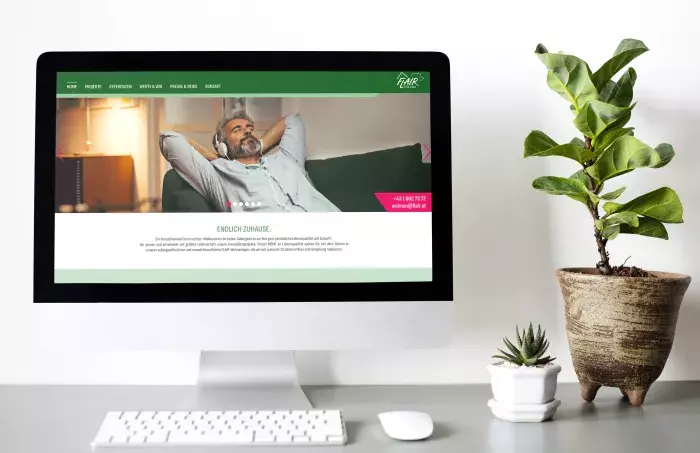 Stránky rakouského developera Flair Stránky rakouského developera Flair