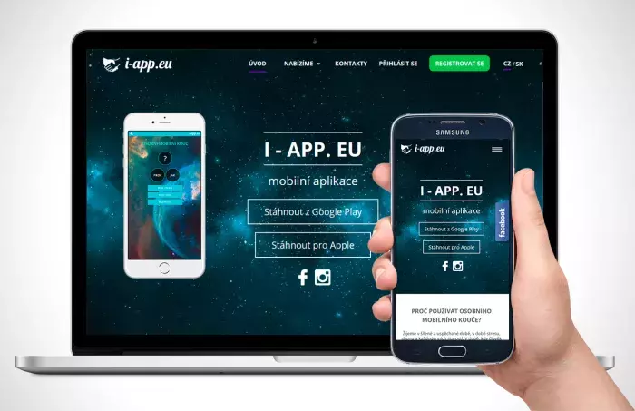 Webová prezentace i-app.eu Webová prezentace i-app.eu