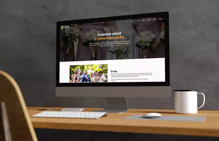 Webová prezentace svatebního areálu Webová prezentace svatebního areálu