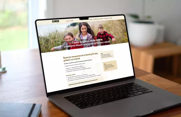 Webové stránky školy Edwin Webové stránky školy Edwin
